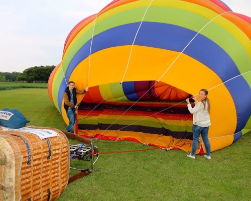 Prive ballonvaart vanaf Tilburg over Goirle naar Biest-Houtakker